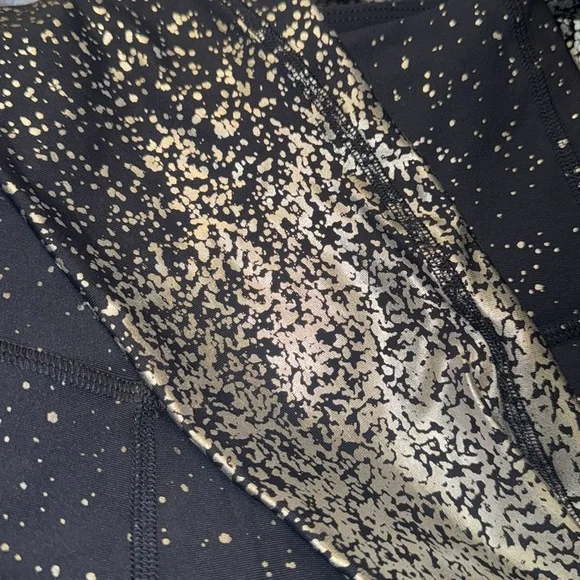 Beyond Yoga High Waisted Ombre Navy and Silver Leggings Size Small‎ - Picture 5 of 7